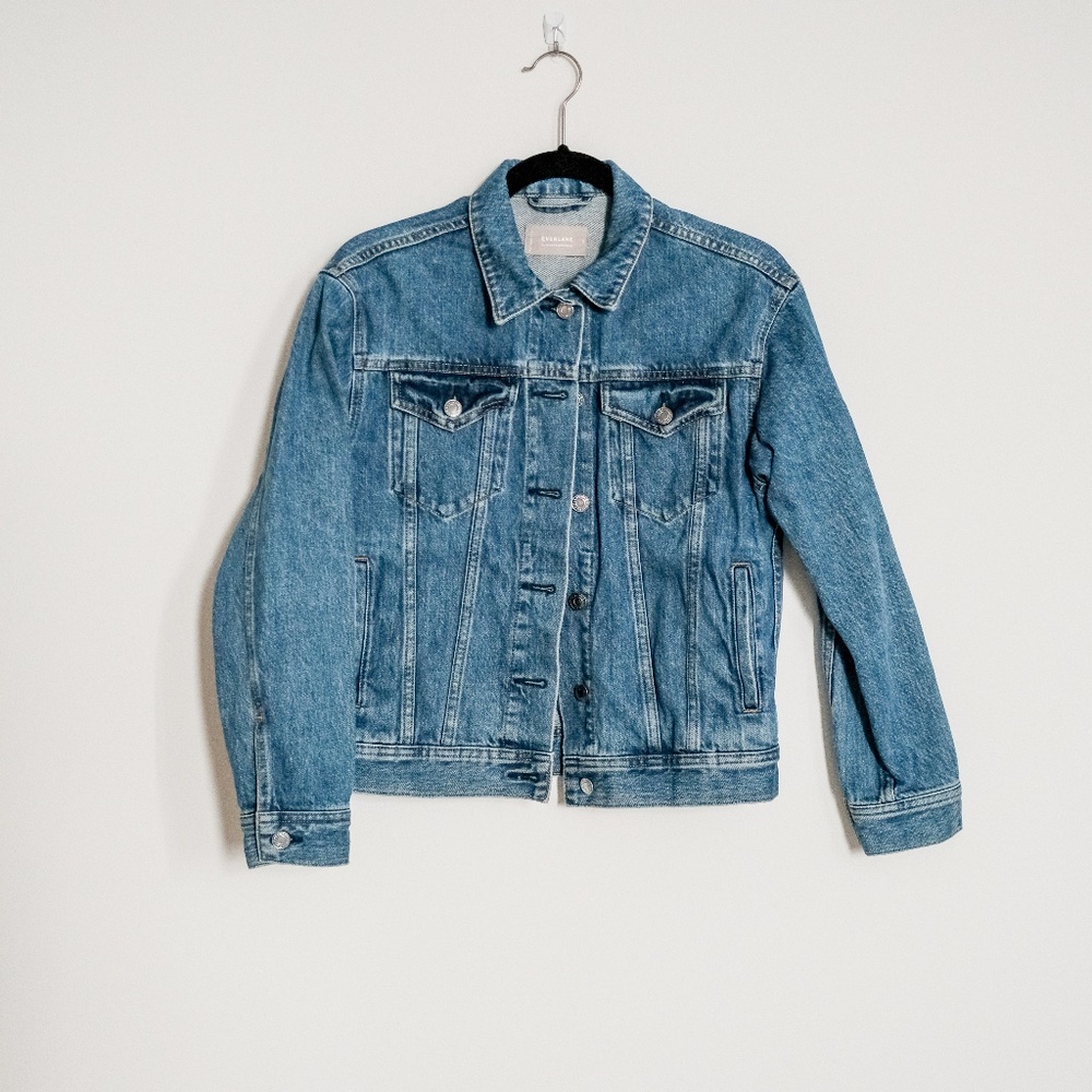 Women's XS Everlane Jean Classic Blue Denim Jacket
